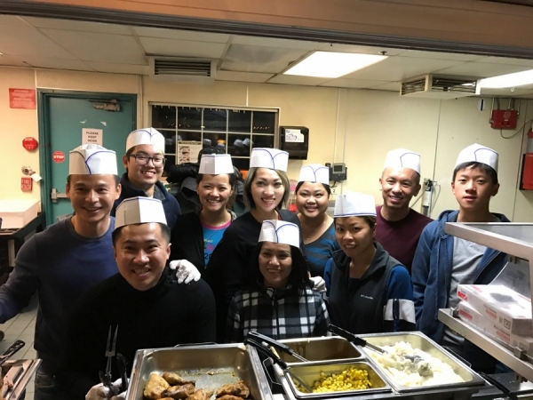 Serving Thanksgiving and Xmas dinners-2016