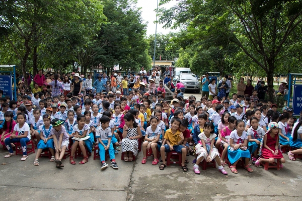 School supplies for Tien My Elementary